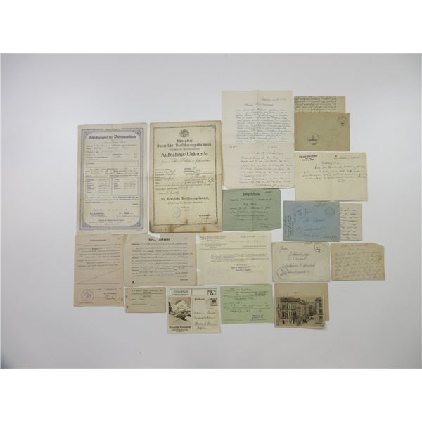 WWII GERMAN ASSORTED DOCUMENT LOT