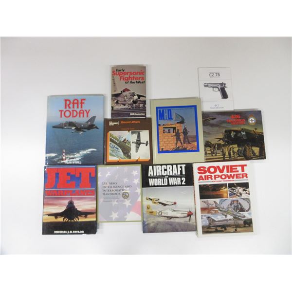 ASSORTED WAR PLANE BOOK LOT