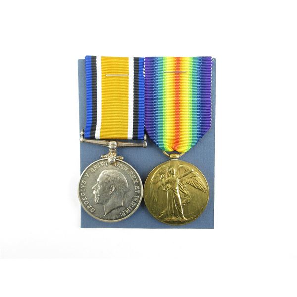 WWI BRITISH MILITARY NAMED MEDAL LOT