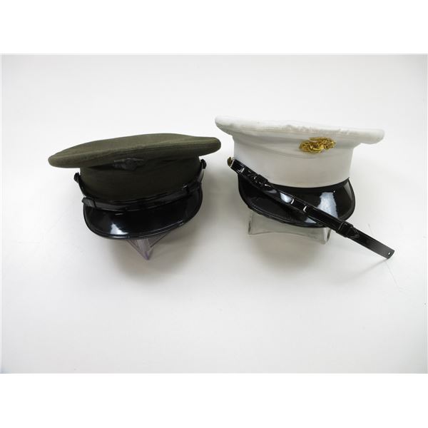 U.S.M.C. PEAKED CAP LOT