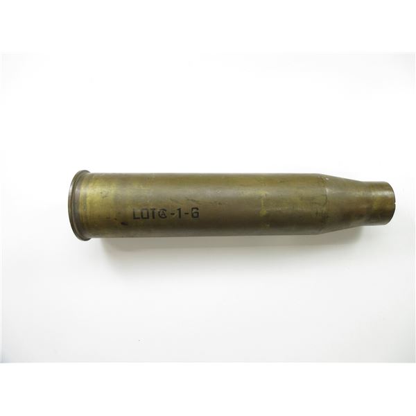 BRITISH 20 PDR BRASS CASING