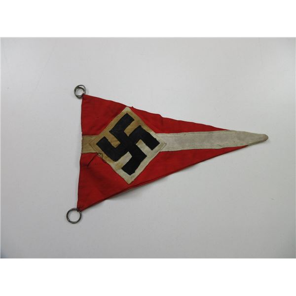 WWII GERMAN HITLER YOUTH PENNANT