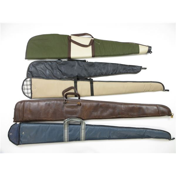 ASSORTED SOFT PADDED GUN CASES LOT