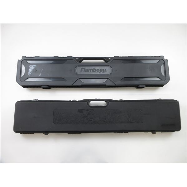 ASSORTED HARD RIFLE GUN CASE LOT