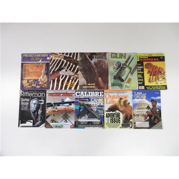 ASSORTED GUN MAGAZINE LOT