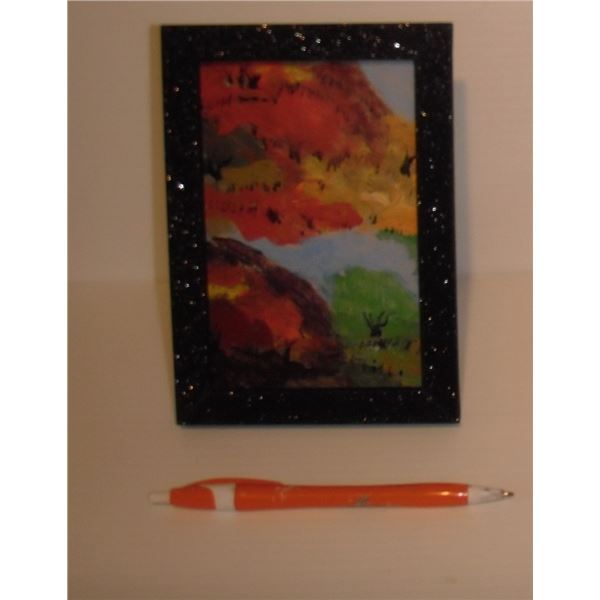 Original landscape LangdonArt 6x4painting on canvas-paysage peinture petite sur toile par LangdonArt