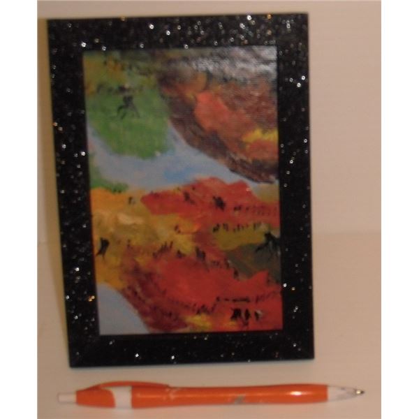 Original landscape LangdonArt 6x4painting on canvas-paysage peinture petite sur toile par LangdonArt