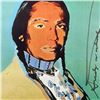 Image 2 : Andy Warhol (1928-1987) "The American Indian Series (Black)" Print Vintage on Poster