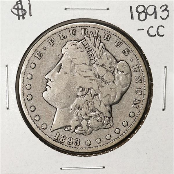 1893-CC $1 Morgan Silver Dollar Coin