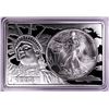 Image 1 : 1994 $1 American Silver Eagle Coin & 2oz Silver Bar Set