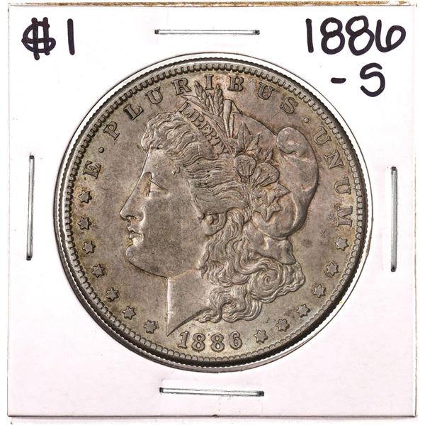1886-S $1 Morgan Silver Dollar Coin