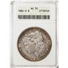 Image 1 : 1884-S $1 Morgan Silver Dollar Coin ANACS AU50 Old Soap Box Holder