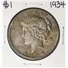 Image 1 : 1934 $1 Peace Silver Dollar Coin