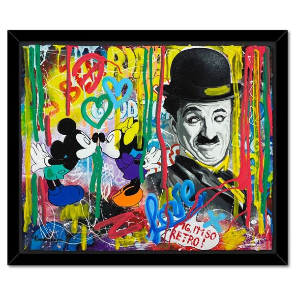 Nastya Rovenskaya "Good Time" Original Mixed Media on Paper