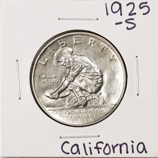 1925-S California Diamond Jubilee Commemorative Half Dollar Coin