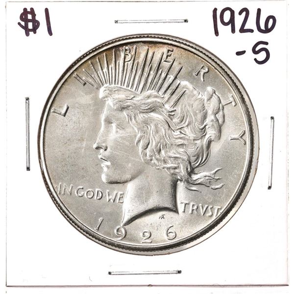 1926-S $1 Peace Silver Dollar Coin