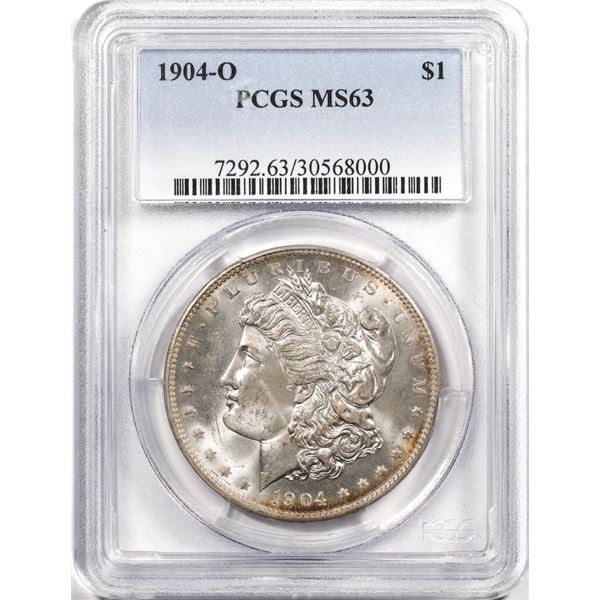 1904-O $1 Morgan Silver Dollar Coin PCGS MS63