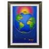 Image 1 : Peter Max "The State of the World" Original Mixed Media on Paper