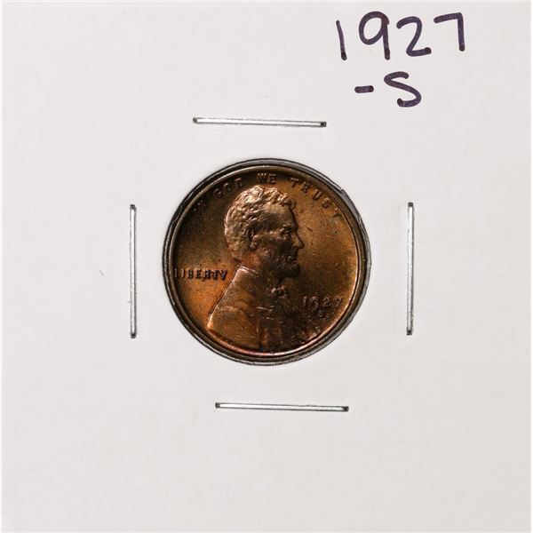1927-S Lincoln Wheat Cent Coin