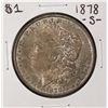 Image 1 : 1878-S $1 Morgan Silver Dollar Coin
