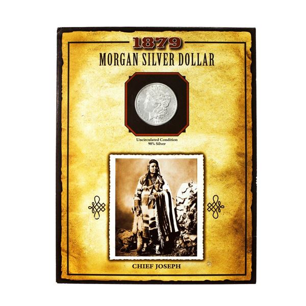 1879-S $1 Morgan Silver Dollar Coin Chief Joseph Legends of the Wild West