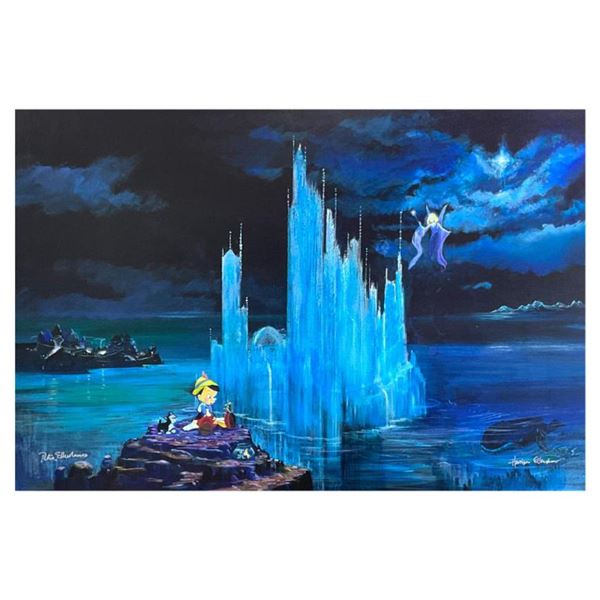 Peter & Harrison Ellenshaw "Blue Castle" Limited Edition Giclee on Canvas