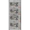 Image 1 : Uncut Sheet of (4) State of Louisiana Baby Bond Obsolete Notes