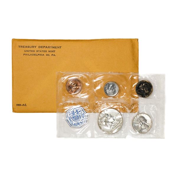 1959 (5) Coin Proof Set in Envelope