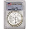 Image 1 : 1999 $1 American Silver Eagle Coin PCGS MS68 First Strike