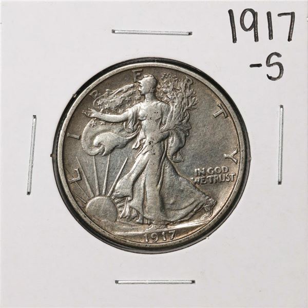 1917-S Reverse Walking Liberty Half Dollar Coin