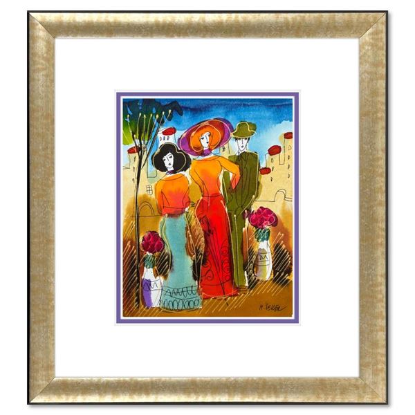 Moshe Leider Original Mixed Media on Paper