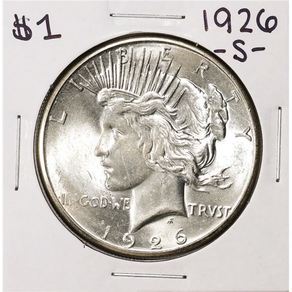 1926-S $1 Peace Silver Dollar Coin