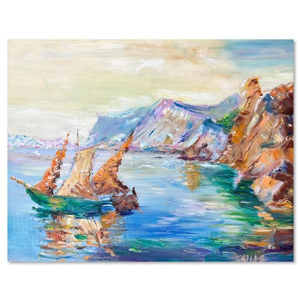 Elliot Fallas "Along the Coast" Original Oil on Canvas