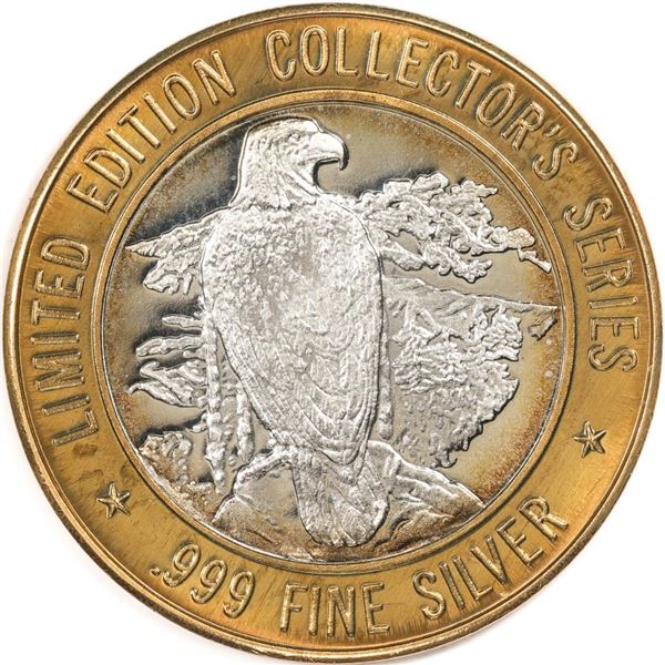 .999 Fine Silver 1995 Grand Casino $10 Limited Edition Gaming Token