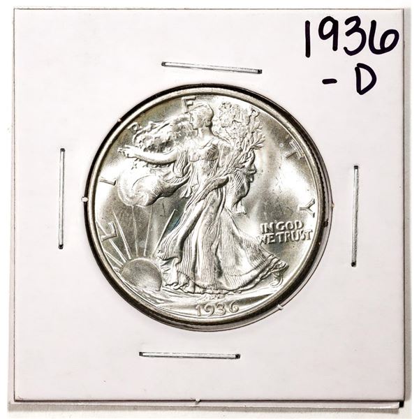 1936-D Walking Liberty Half Dollar Coin