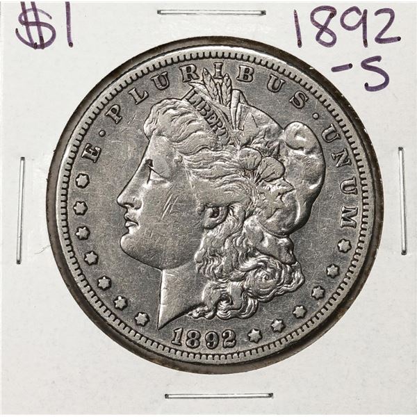 1892-S $1 Morgan Silver Dollar Coin