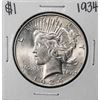 Image 1 : 1934 $1 Peace Silver Dollar Coin