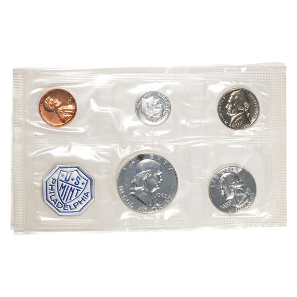 1963 (5) Coin Proof Set in Original Cellophane