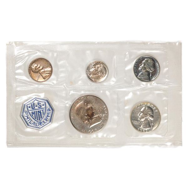 1962 (5) Coin Proof Set in Original Cellophane