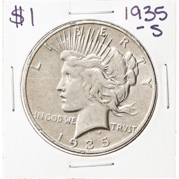 1935-S $1 Peace Silver Dollar Coin