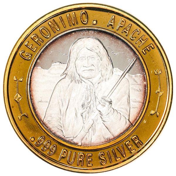 .999 Fine Silver Colorado Central Station Casino $10 Limited Edition Gaming Token