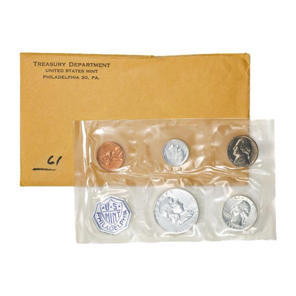 1961 (5) Coin Proof Set in Envelope