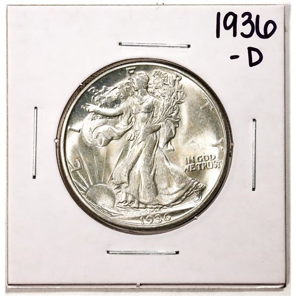 1936-D Walking Liberty Half Dollar Coin