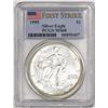 Image 1 : 1999 $1 American Silver Eagle Coin PCGS MS68 First Strike