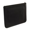 Image 3 : Balenciaga Black Leather Everyday Script Logo Medium Pouch