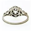 Image 7 : Antique Art Deco 14k White Gold .35 ctw European Diamond Solitaire Engagement Ri
