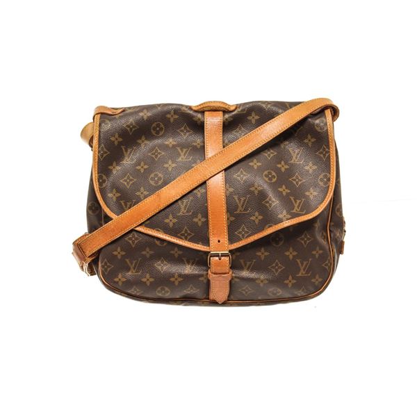 Louis Vuitton Brown Monogram Canvas Saumur 30 Shoulder Bag