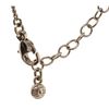 Image 5 : Chanel Silver-toned CC Flower Drop Necklace