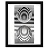 Image 1 : Sir -Ris de la serie Ondulatoires by Vasarely (1908-1997)