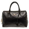 Image 1 : Prada Black Saffiano Leather Top Handle Bag